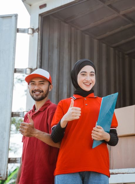 ilustrasi tim ekspedisi cargo bekasi profesional notosu logistics